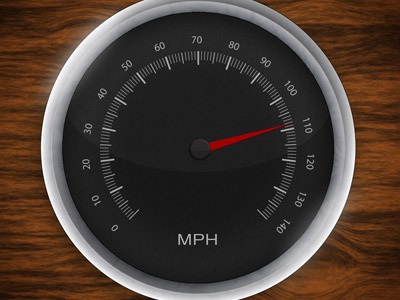Gauge cars gauge retro speedometer