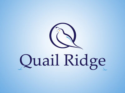 Quail Ridge abstract bird quail real estate