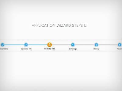 UI Step Process