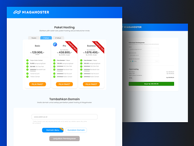 Redesign Checkout Page Niagahoster | Case Study app branding checkout checkout page design graphic design mobile design ui ui design uiux user experience user interface web designer