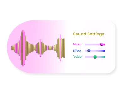 Sound settings #DailyUI 007