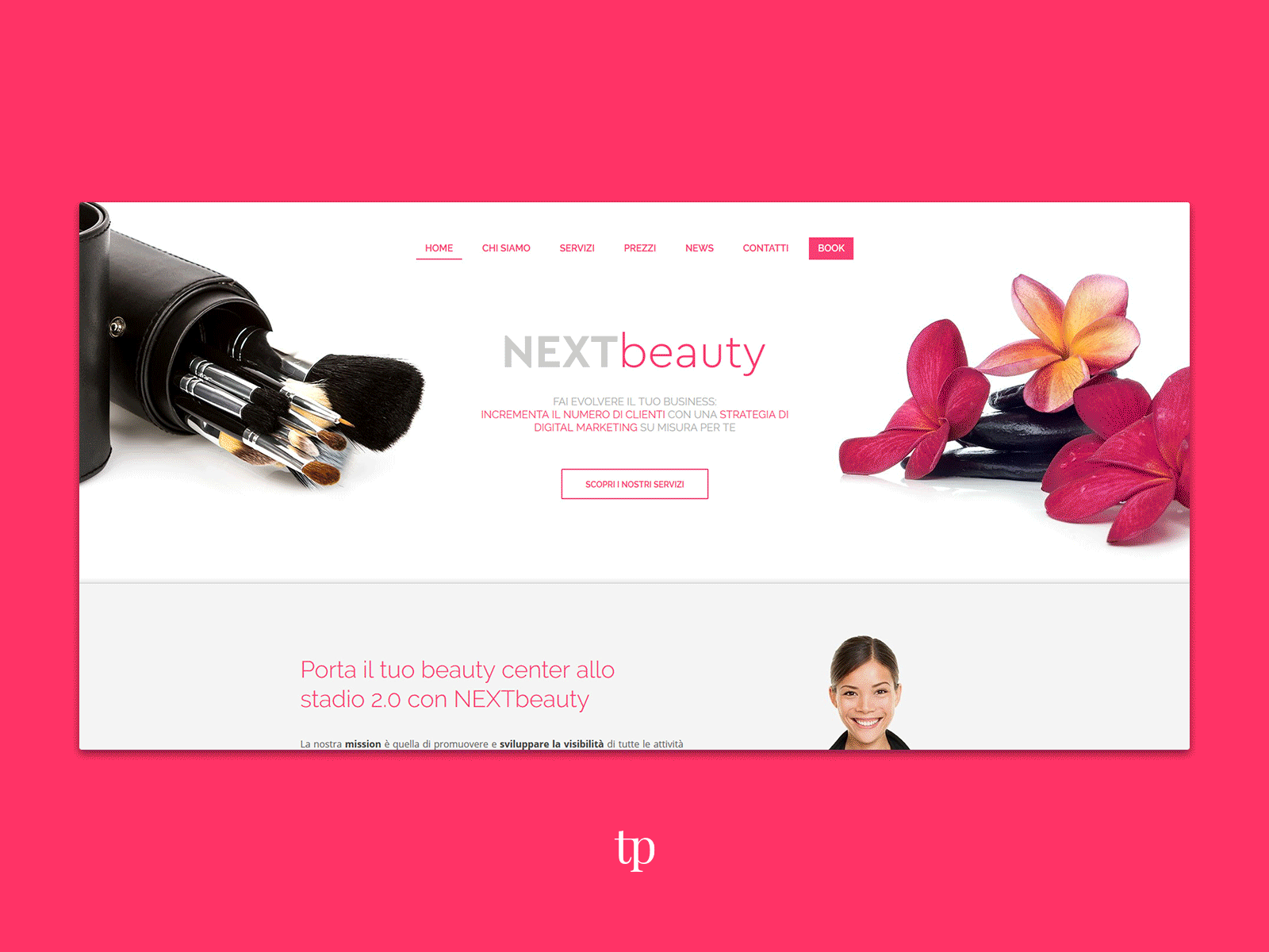 NextreBeauty | Beauty Marketing Website