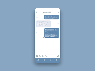 #DailyUI (day 13 Direct message) ui