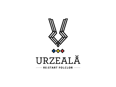Urzeala apparel cloths flag folklore logo rebranding romania traditional v