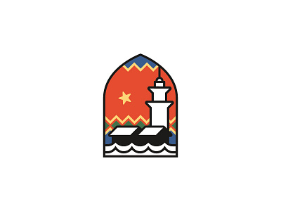 District city icon istanbul logo pattern star tower turkey village water
