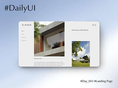 #DailyUI #003 dailyui dailyui001 day001 ui web