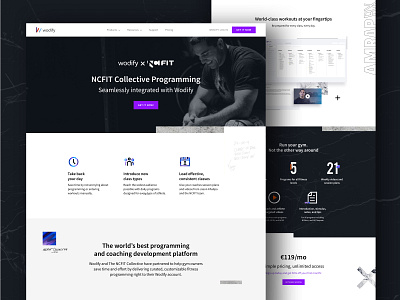 Wodify x NCFIT - Landing page