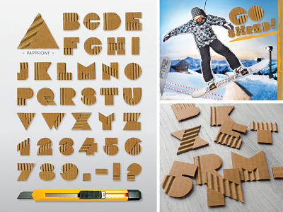 font cardboard