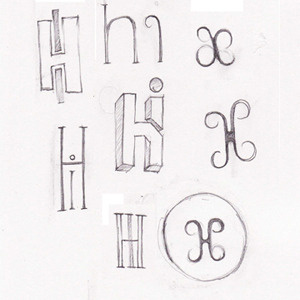 Hanerino Sketches & Scans hanerino logo roughsketches