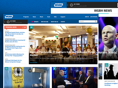 New ways to watch for WGBH axure discovery sketch ux