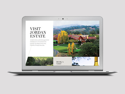 Jordan Winery: Website Redesign design interactive responsive rwd website winery