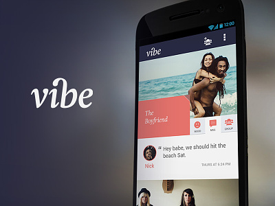 Vibe App: Identity android application branding design identity mobile ui