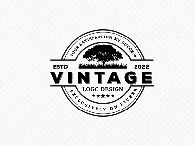 Vintage Logo design dribble graphic design graphic designer logo logo design srsaiem03 vintage vintage logo vintage logo design vintage logo designer