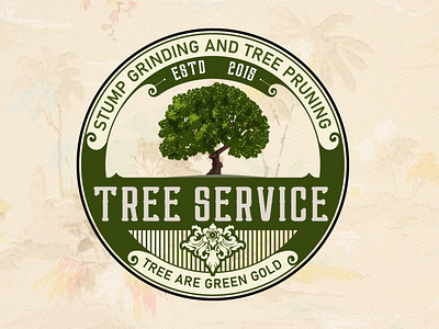 TREE SERVICE VINTAGE LOGO