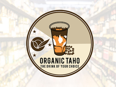 Organic taho vintage logo