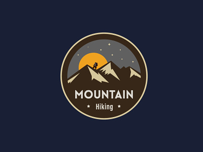 Mountain Logo branding design graphic design hfahim03 logo mountain mountain logo mountain vintage retro retro logo retro vintage vector vintage retro