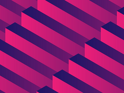 The Pattern background boxes depth gradient indigo isometric design lines loop pakistan pattern purple shades