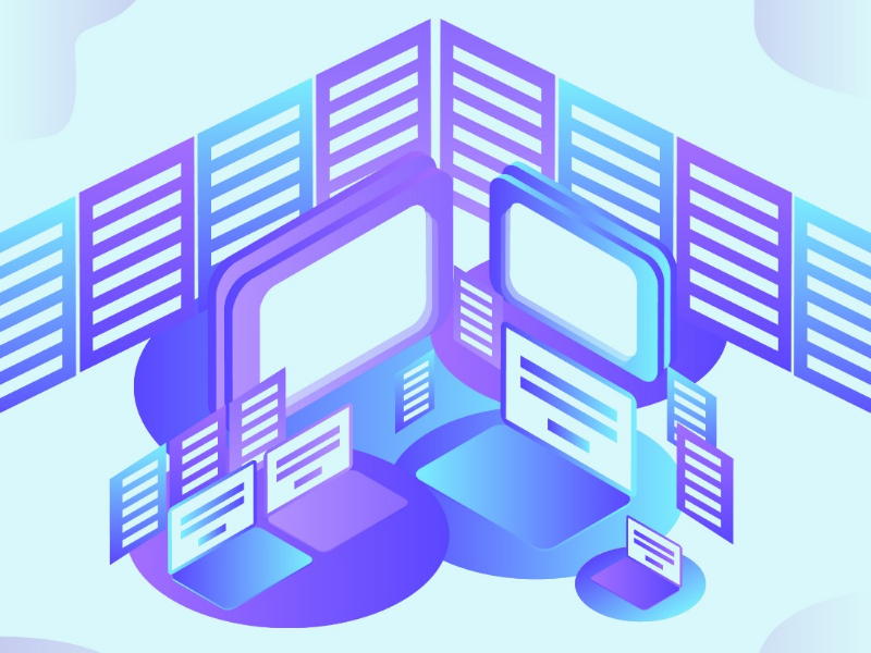 Digital World mobile digital art art vector illustration isometric illustration digital computer laptop isometric design isometric
