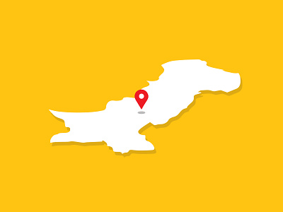 Isometric Map of Pakistan