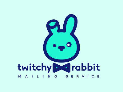 Twitchy Rabbit- Thirty Logos #3 daily logo challenge logo logo design minimal thirtylogos