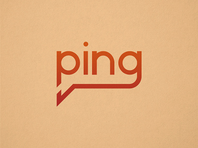 Ping- Thirty Logos #4 daily logo challenge logo logo design minimal thirtylogos