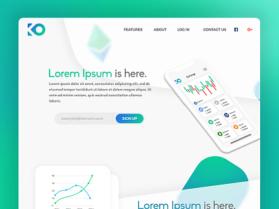 Koinout - Landing Page Design