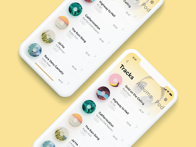 Music App Concept design dribbble interaction iphonex music ui ux