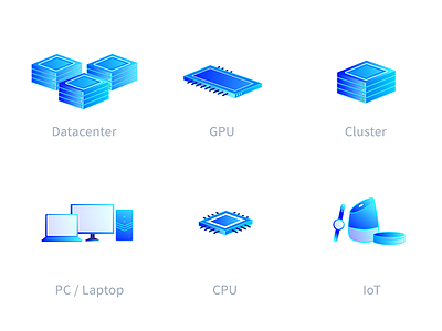 Tech cluster cpu datacenter gpu iot laptop pc