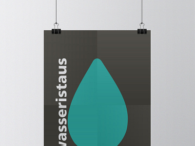 Wasser ist aus graphicdesign illustration