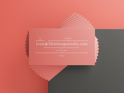 My new businesscard indesign