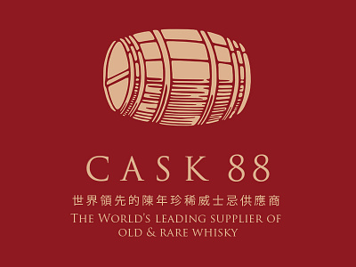 CASK 88 Logo Design - 1 branding illustration logo