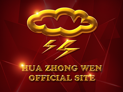 new banner design (Square version) banner cloud design flash golden red web