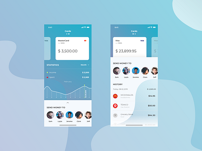 Banking App Concept accurate design app app concept appdesign application ios mobile ui ux
