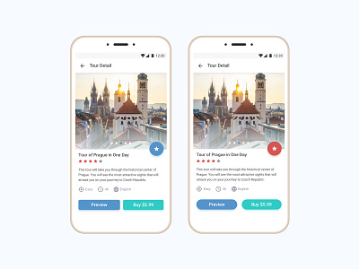 Tour Details accurate design android android app android app design app app concept appdesign application clean design mobile ui ux