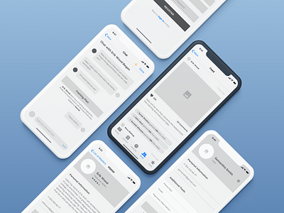 Yoga Application wireframes accurate design app appdesign application ios iphone mobile ux wireframe