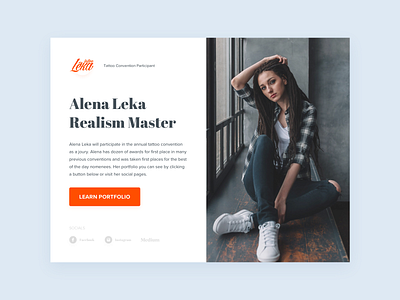 Tattoo Convention - Master Page accurate design branding design icon landing landing page logo site typography ui ux