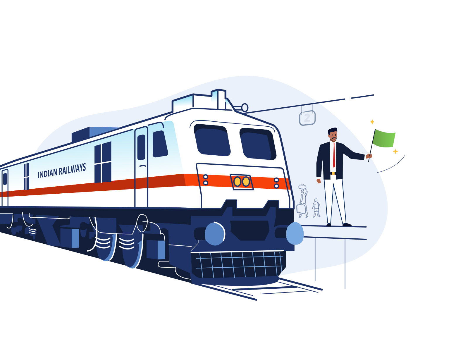 Drawing a train || WAG-5 locomotive twins hauling freight train sketch ||  Indian Railways - YouTube