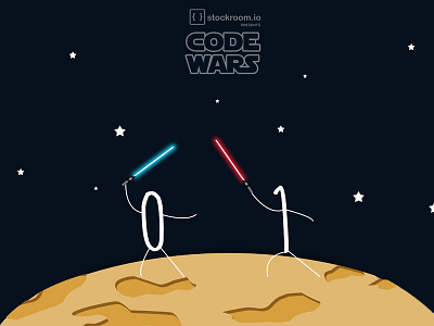 Code Wars advertisement code design star wars