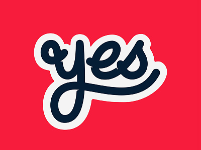 Yes! hand lettering lettering