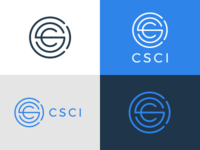 CSCI Logo sketches branding identity logo