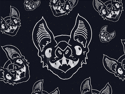 Get Spooky bats design illustration october