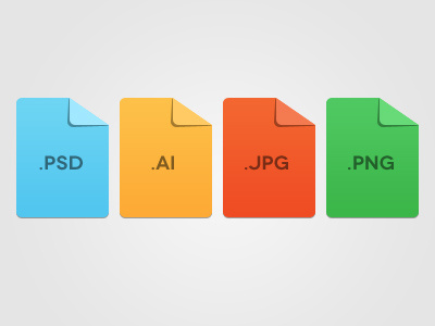 File Format Icons file formats freebie icons minimal psddd