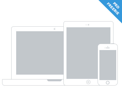 Apple Device Wireframes