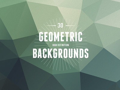 30 High Resolution Geometric Backgrounds