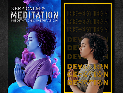 Mediatation Posters graphic design photoshop posters social media