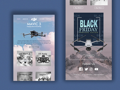 dji Landing Pages