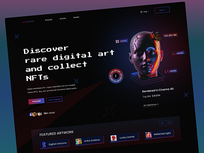 NFT Landing Page