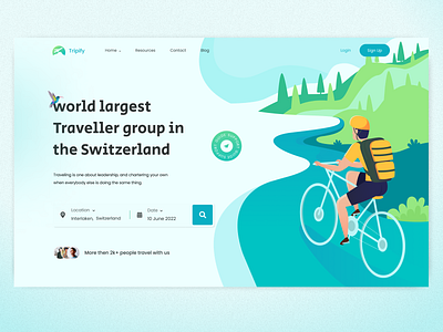 Travel Agency landing page