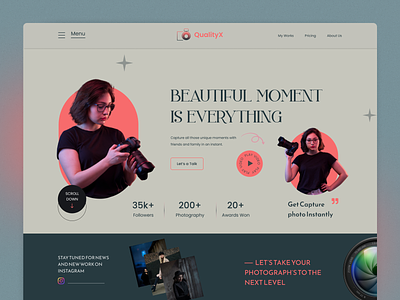 Photography Landing Page