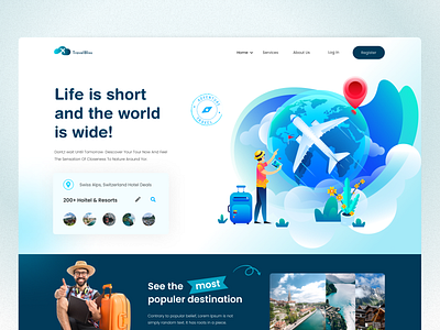 Travel Agency landing page